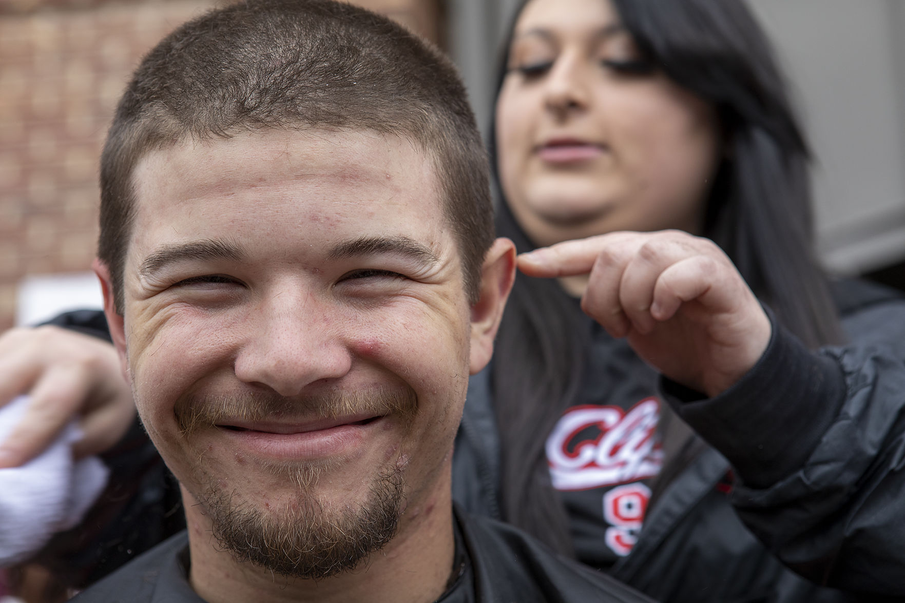 A&M baseball head shaving for cancer